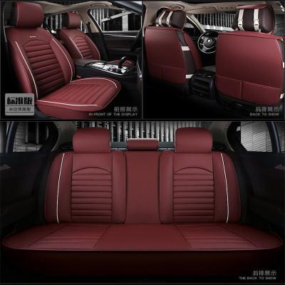 China Brief & Custom Polyester Single Color Four Seasons Universal Car Seat Cover Bag Set Customized PVC SET Zipper Card Pcs Color Package Material Origin for sale