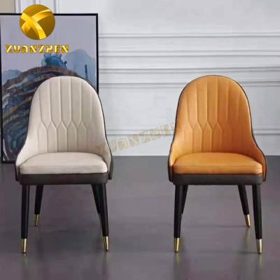 China Comfortable Hotel Restaurant Feast Home Modern Simple Soft Office Dining Chair For Sale for sale