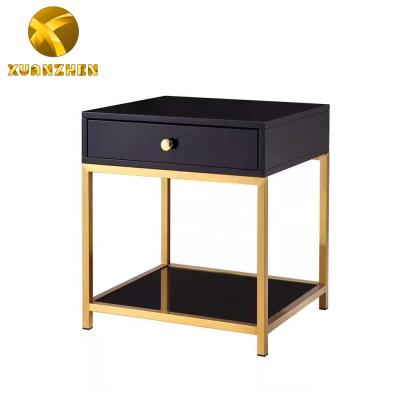 China Modern Light Luxury Bedside Table With Drawer Modern Side Table Apartment Furniture Small Bedside Table For Sale for sale