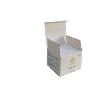 China Custom Skincare Cosmetic Gift Boxes Recyclable Printing White Paper Packaging Boxes for sale