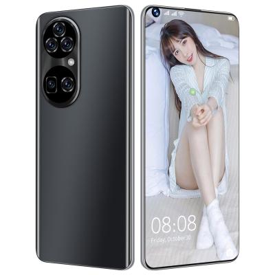 China 2022 Dual Inch P50pro+ Smartphone 12GB+512GB 5800mah Original High Quality 24MP+48MP Android Mobile Phones Wholesale 7 SIM Card for sale