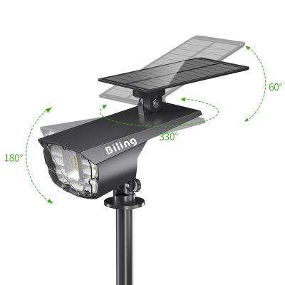 China LANDSCAPE/Theme Park/Residential Stadiums/Sports/Security 28 LED Motion Sensor Solar Powered Landscape Garden Lights IP67 Waterproof Garden Lawn Lamp for sale