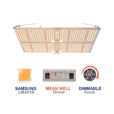 China High quality Dimmable Samsung lm301h commercial grow light 400 watt led grow light indoor lamp led grow light plant for sale