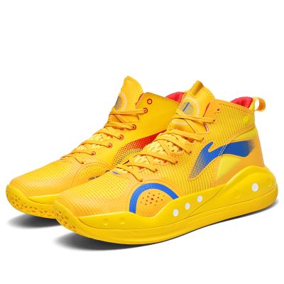 China Lightweight Hot Sale Sports Sneaker Rubber Men Breathable Basketball Shoes for sale