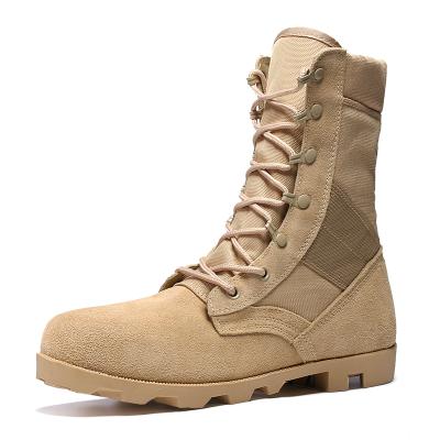 China Men's Breathable American USA Desert Combat Kick Mountain Military Genuine Leather Boots For Men Shoes for sale