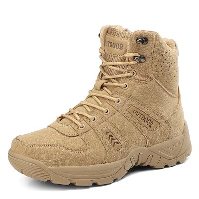 China 2021 Breathable Desert Men's Army Boots Combat Tactical Military Boots For Men for sale