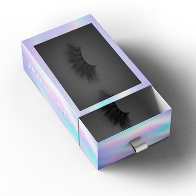 China Custom Materials Logo Printed Private Label Lashes Recycled Eyelash Drawer Packaging Box for sale