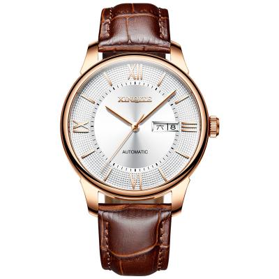 China Good Leather Strap Automatic Movement Water Resistant Fashion Mechanical Men's Watch For Men for sale