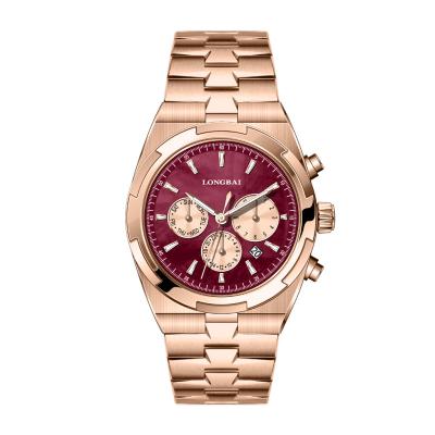 China Low Quantity Stainless Steel Chronograph High Quality Custom Watch Mens Automatic Mechanical Watches for sale