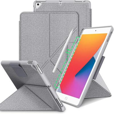 China With Origami Function 10.2 & 10.5 Inch Universal Leather Tablet Case With TPU Back Cover Origami Function For iPad 7th & 8th & iPad Air 3rd for sale