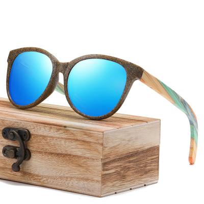 China New comfort men's vintage polarized sunglasses environmental protection frame biodegradable sunglasses women fashion wooden sunglasses for sale