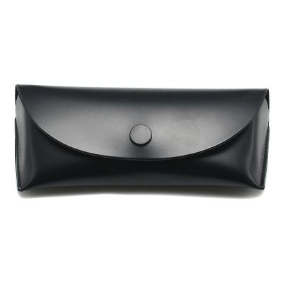 China 2022 Sunglasses Case New Arrival Cheap Price PU Leather Material Sunglasses Case Custom Logo for sale