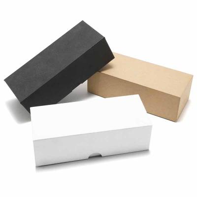 China Hot Sale Luxury Custom Sunglasses Case 2022 Black Color Paper Cardboard Logo Sunglasses Packaging Box for sale