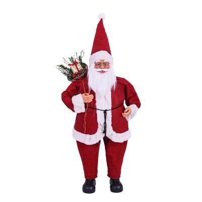 China Santa Claus Ornaments New Gift Christmas Decorations Holding Dolls Ornaments Doll Pendants for sale