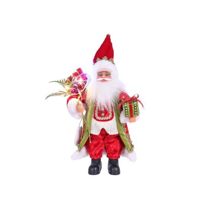 China Christmas Santa Claus Doll Plush Christmas Gift Decorations Santa Claus Toys Doll New Year Gift for sale