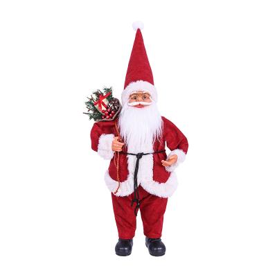 China Gift Christmas Decorations Holding Gift Santa Claus Dolls Gifts For Kids Santa Claus Dolls for sale