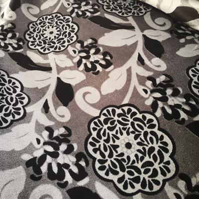 China High Quality Custom Floral Printed African Velvet Fabric Shrink-Resistant For Clothing for sale