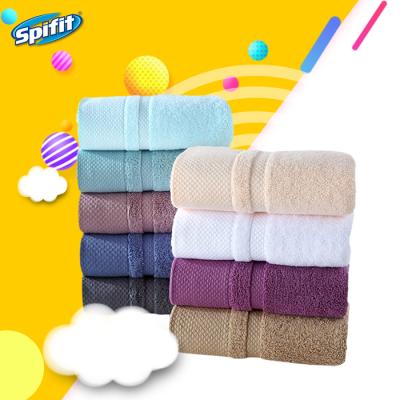 China SPIFIT Kid Safe Customized 70x140 Luxury Pakistan Spa White Soft Cotton Terry Fancy Bath Sheet Towels Wholesale Cheap Wholesale 100% Set Bathroom for sale