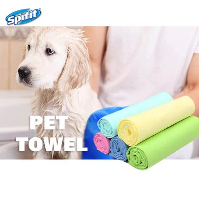 China SPIFIT GabeFish Shammy Dog Towels Quick Dry Pets Cats Towel Eco-Friendly Soft Multifunctional Packs Super Absorbent Child Safe for sale