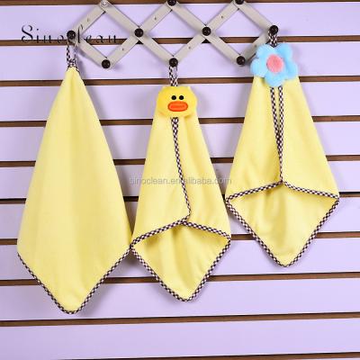 China Cheap Custom Cute Cartoon Shape Microfiber Hand Towel Custom Made Cute Cartoon Shape Microfiber Hand Towel for sale