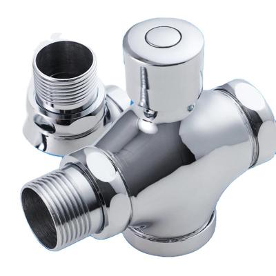 China Modern Delay Valve Copper Four Way Drain Valve Manual Self Closing Drain Valve for sale