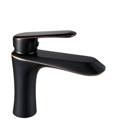 China AVATAR Original Design Bathroom Faucets Brass Matte Black Basin Faucet for sale