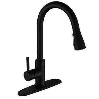 China Kitchen Mixer AVATAR Modern Wholesale Factory Hot Black Hot And Cold Faucet for sale