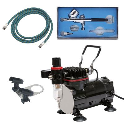 China OIL-LESS Royalmax compressor, TC-802K mini telescopic compressor series for painting, tattoo, makeup and scientific research. medical tools for sale