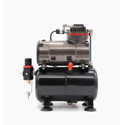 China Oil Free Airbrush Kit Mini Airbrush Compressor Painting Cake Decorating Tattoo Template for sale