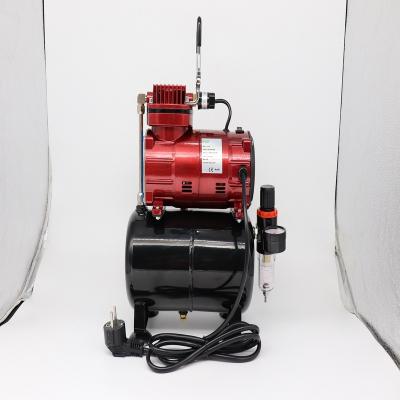 China Aerograf Airbrush Oil Free Compressor, Mini Dual Cylinder Compressor TC-80T for Tattoo, Model Painting for sale