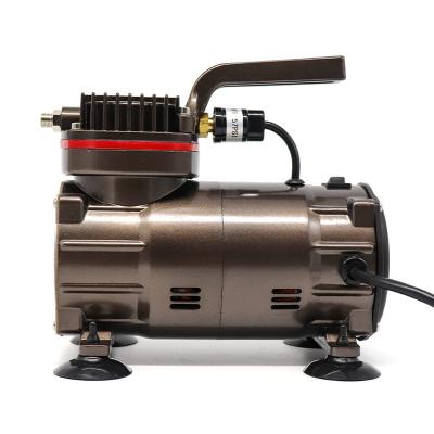 China OIL-LESS Airbrush Compressor TC-82 for Hobby, Tattoo, Cake Decorating with Aluminum Handle for sale