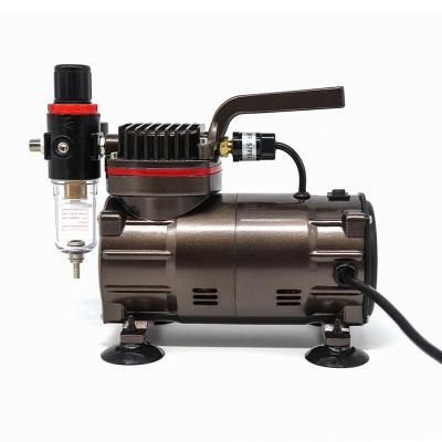 China OIL-LESS Airbrush Compressor TC-822 for Hobby, Tattoo, Cake Decorating for sale