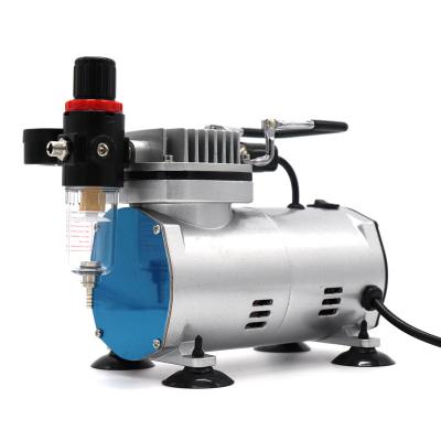 China Portable OIL-LESS Airbrush Compressor TC-20B for hobby.cake decoration.nail.body art for sale