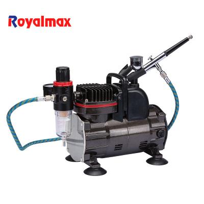 China Royalmax TC-812K 1/6HP Piston Airbrush Compressor Kit TC-812K for sale