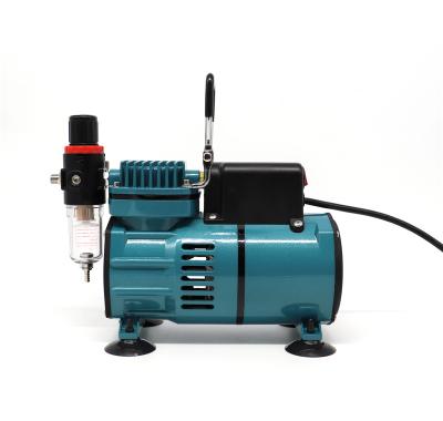 China TC-862 Mini Double Fan Airbrush Compressor For Hobby, Cake Decorating, Painting And Composing TC-862 for sale