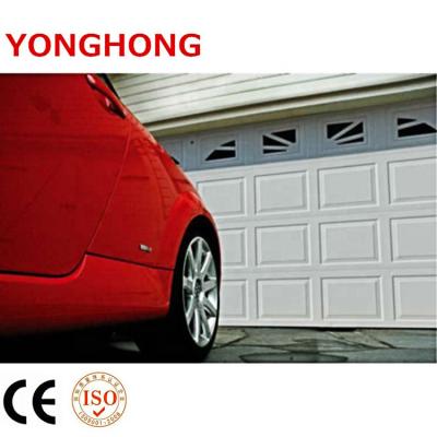 China Windproof Roll Up Aluminum Garage Doors With Window Inserts for sale