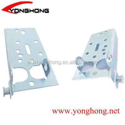 China Steel Sectional Garage Door Hardware-EU Qualify Bottom Garage Door Bracket for sale