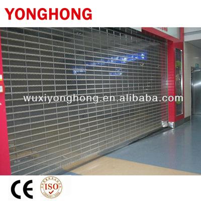 China Modern automatic transparent roller shutter for sale