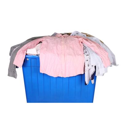 China Wholesale Cheap Korea Cotton Used Clothing Long Sleeve Shirt Second Hand Clothes In Bales for sale