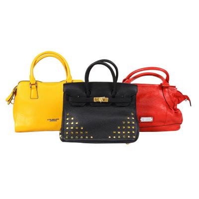 China Wholesale Leather Ladies Leather Bags Used 45KG Mixed Second Branded Handbags for sale