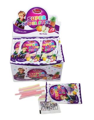 China Natural Toy Candy Straw Powder Sugar cc Stick Wholesale Halal Candy With Tattoo for sale