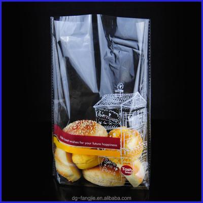 Cina Microwavable Wholesale Custom Printed Clear Plastic BOPP Bakery Bag For Cut Out Packaging in vendita