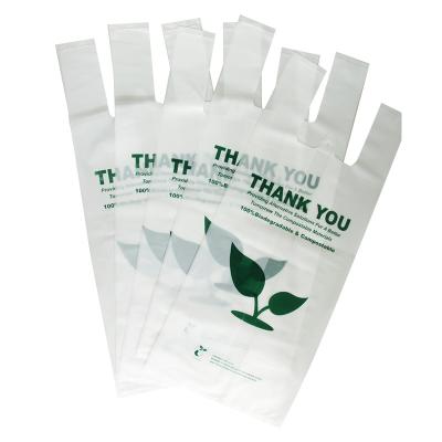 Κίνα Biodegradable Bags 100% Biodegradable Cornstarch EN13432 Certificated Eco Supermarket Compostable Shopping Bags προς πώληση