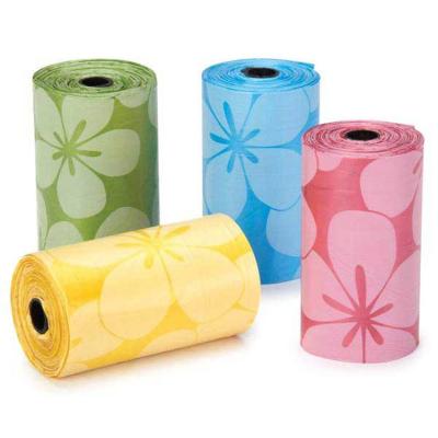 China Eco-friendly Biodegradable Dog Waste Bag Dog Poop Bags With Cute Bun Plastic Dog Poop Bags à venda