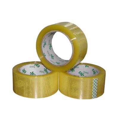 China Fangjie Logo Printed Custom Bopp Packing Tape Heat Resistant Ten Years Factory Strong Adhesive With Company Logo en venta