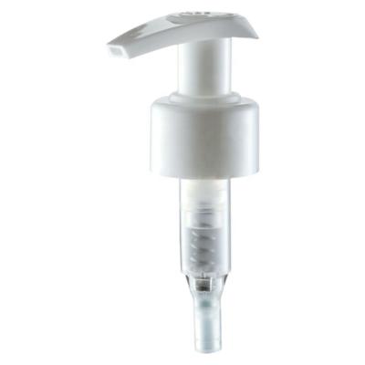 China Non Reverse Left Right Lock Lotion Pump Dispenser For Cosmetic Aluminum Metal 24/410 24/415 28/400 28/410 28/415 1.2CC for sale