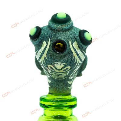 Cina 12 Inches Hbs Herb Glass Bong Stone Like Texture Effect in vendita