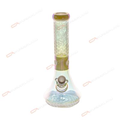 Cina White Jade Mouthpiece 33cm Tobacco Glass Bong Ice Catcher And Bowl in vendita