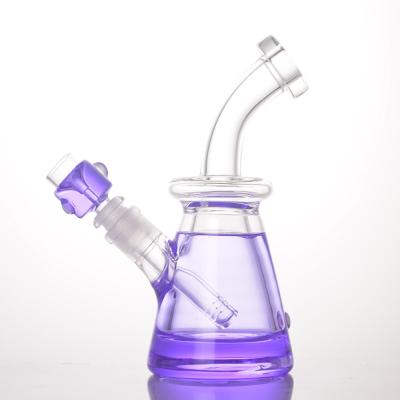 China Bent Neck Oil Filling Recycler-Water Bong 9 Duim Veelvoudige Kleuren Te koop