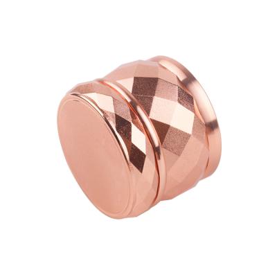 Cina 4 pezzi di 60mm del metallo della smerigliatrice Herb Spice Crusher Rose Gold del tabacco in vendita